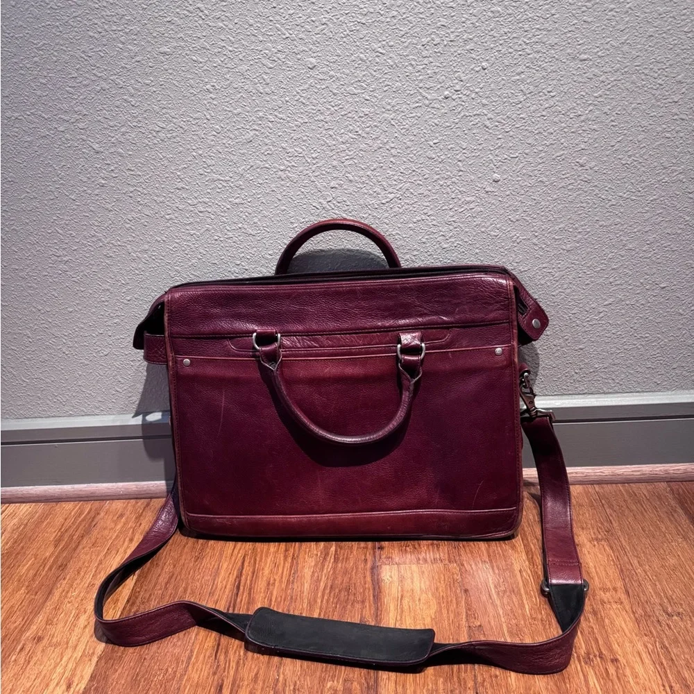 Ellington Brown Leather Briefcase
